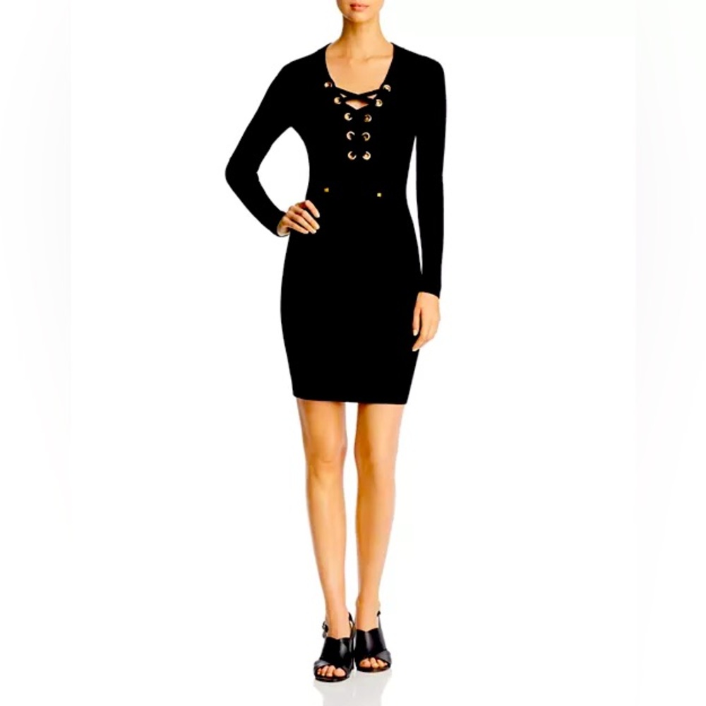 MICHAEL Michael Kors
Ribbed Lace-Up Dress